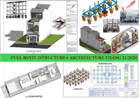 revit-ket-cau-kien-truc