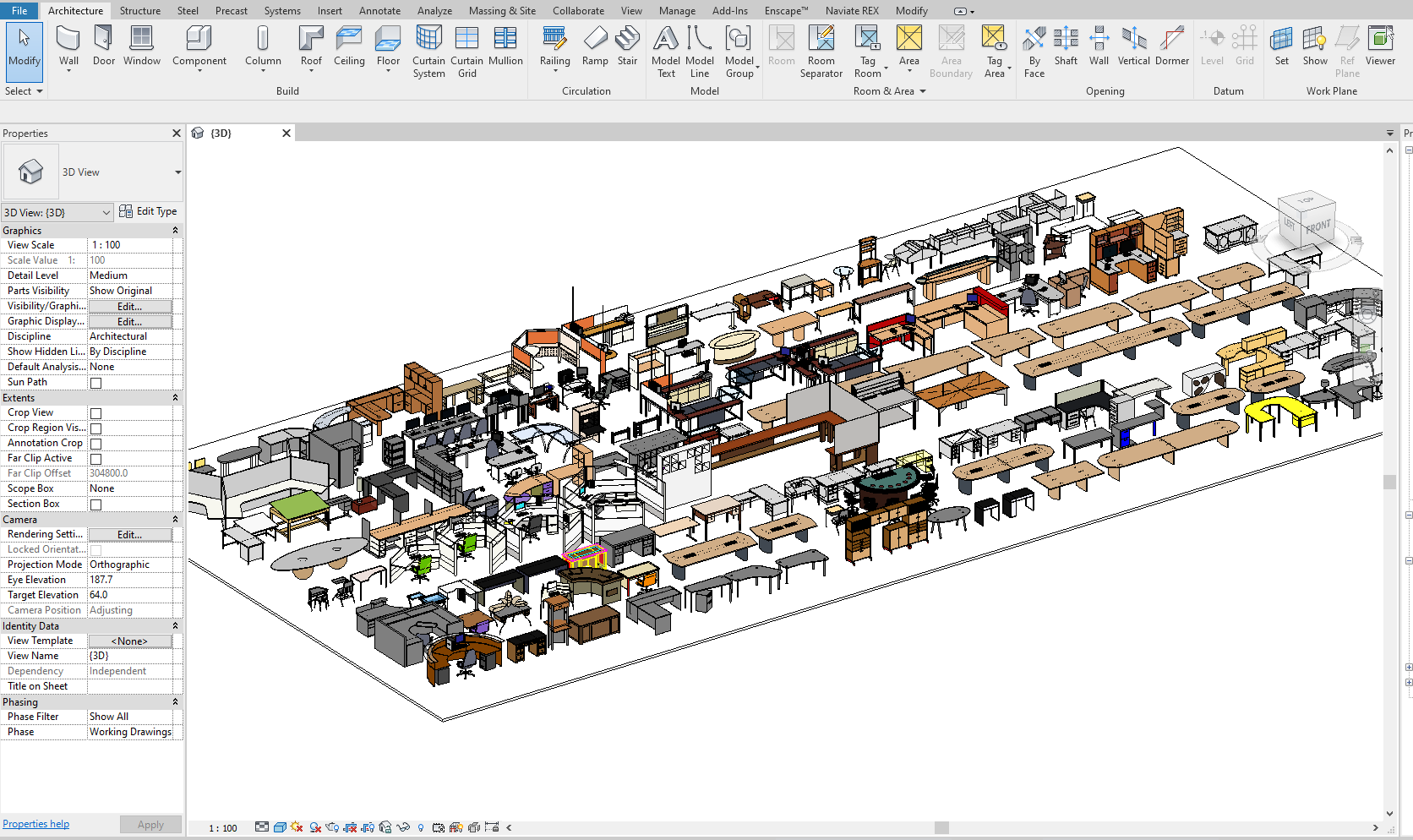 Thư viện Revit bàn ghế văn phòng mới nhất 2023 - Bim House Education